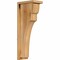 Ekena Millwork Yorktown Rough Sawn Corbel w/Backplate, Western Red Cedar, 6"W x 10"D x 26"H COR06X10X26YOR01RWR - alternate 1